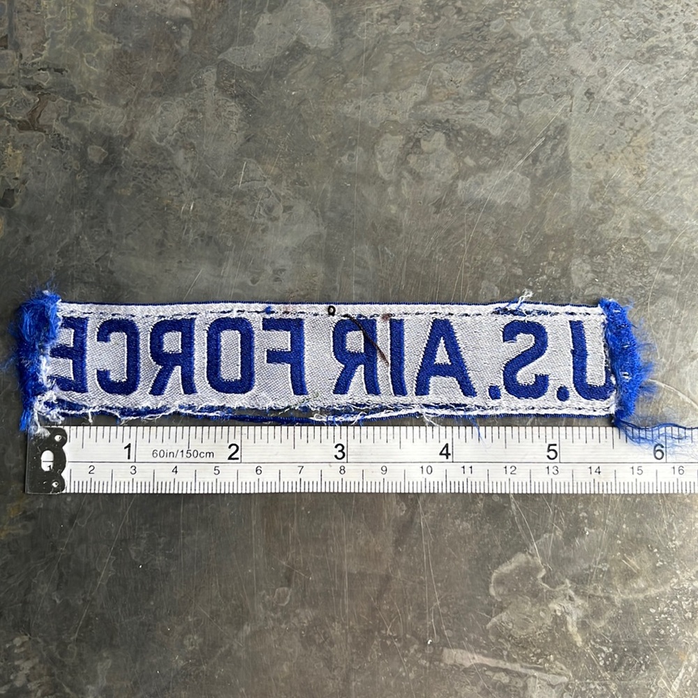 U.S. AIR FORCE blue tape patch - Picture 3 of 11